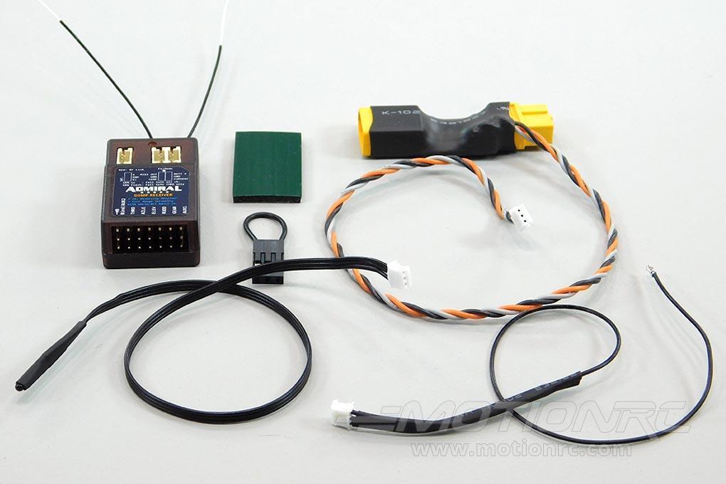 Dsmx Rpm Sensor Admiral RX700T 6/7-Channel DSMX Compatible Telemetry Receiver with 60A ...