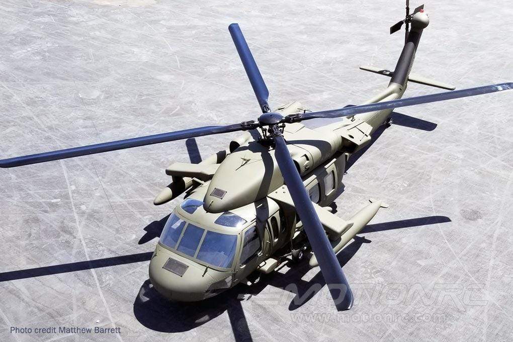 Hawk Box Roban UH-60 Black Hawk 700 Size Scale Helicopter - ARF - (OPEN BOX ...